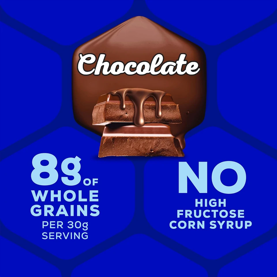 Honey Maid Chocolate Fresh Stacks, chocolate and whole grain package details